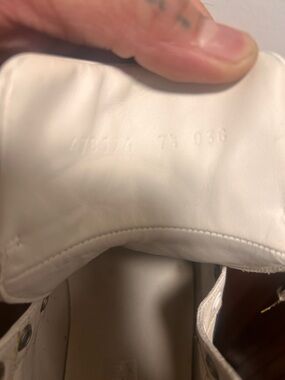 White Leather High-Top Sneaker